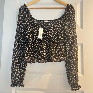 Francesca’s Peplum Blouse
